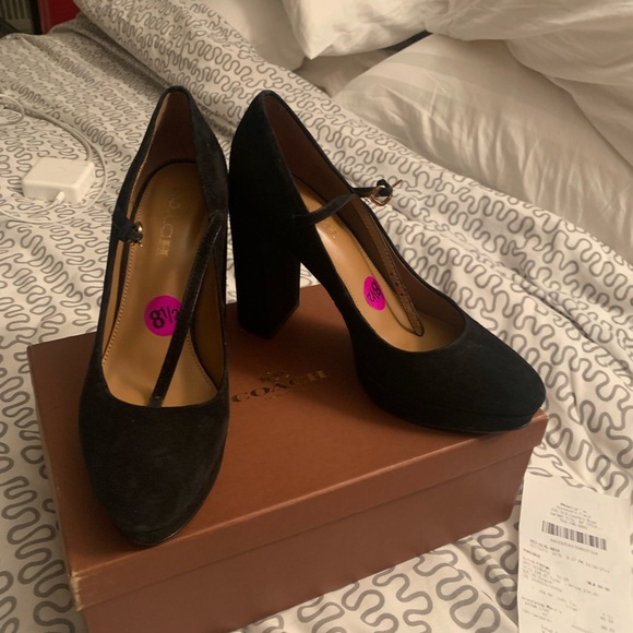 Coach velvet pumps 8,5 - Picture 1 of 6